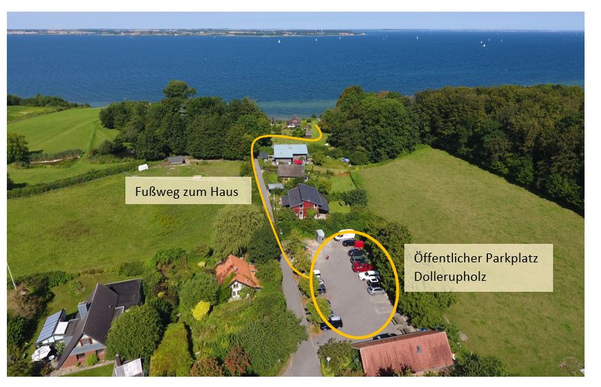 Anreise Ferienhaus Hedwigsblick - Parken